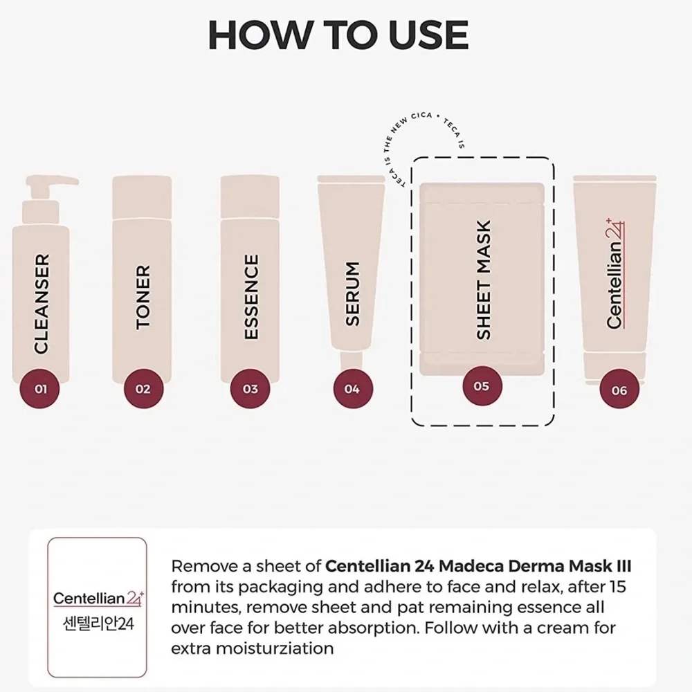 Centellian 24 Madeca Derma Mask III Box of 10 mask